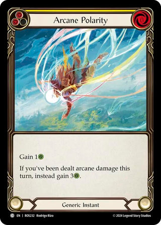 Arcane Polarity (Yellow) (232) [ROS] - Flesh and Blood TCG Single
