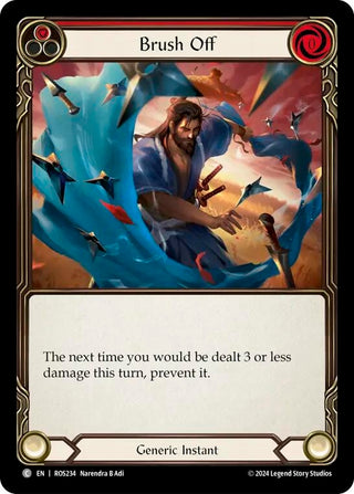 Brush Off (Red) (234) [ROS] - Flesh and Blood TCG Single