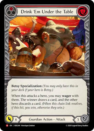 Drink ’Em Under the Table (244) [ROS] - Flesh and Blood TCG Single