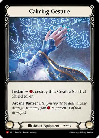 Calming Gesture (250) [ROS] - Flesh and Blood TCG Single