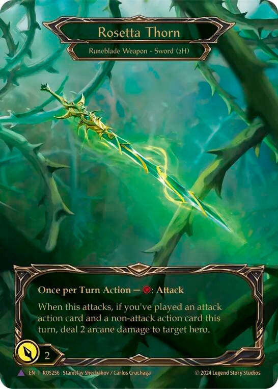 Rosetta Thorn (Marvel) (256) [ROS] - Flesh and Blood TCG Single