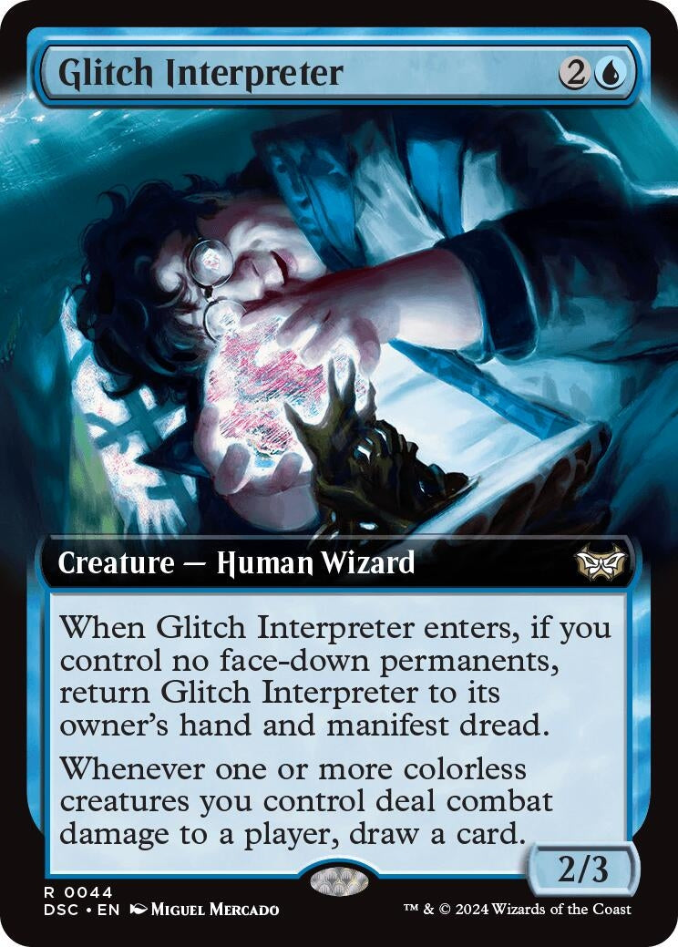 Glitch Interpreter (Extended Art) (44) [CSK] - MTG Single