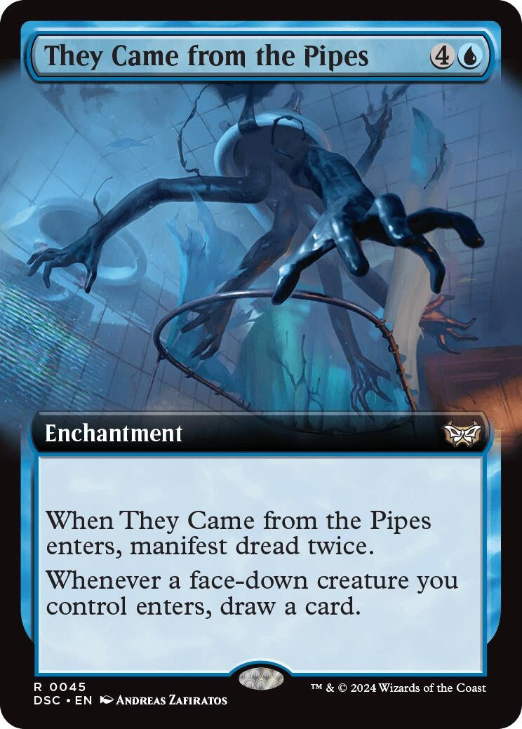 They Came from the Pipes (Extended Art) (45) [CSK] - MTG Single