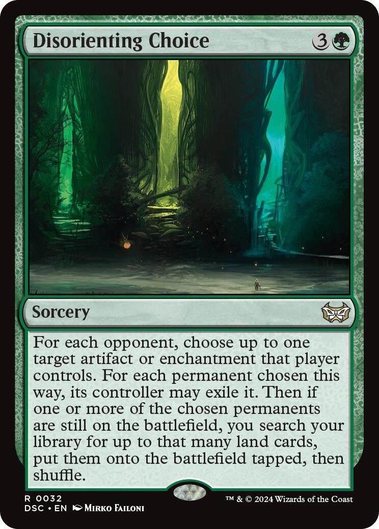 Disorienting Choice (32) [CSK] - MTG Single