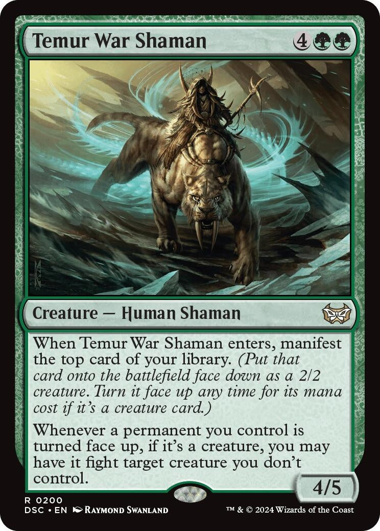 Temur War Shaman (200) [CSK] - MTG Single