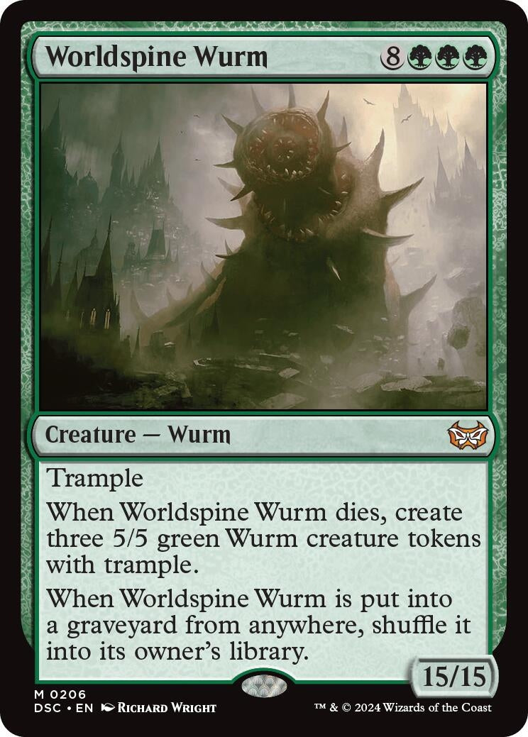 Worldspine Wurm (206) [CSK] - MTG Single
