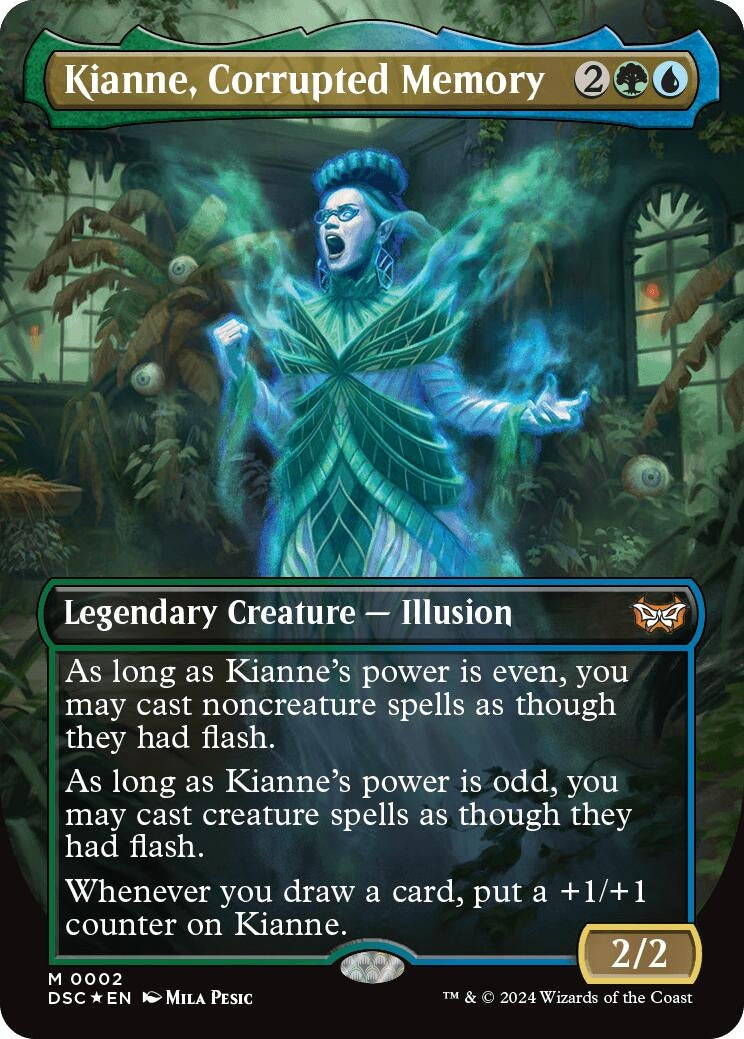 Kianne Corrupted Memory (Borderless) (2) [CSK] - MTG Single