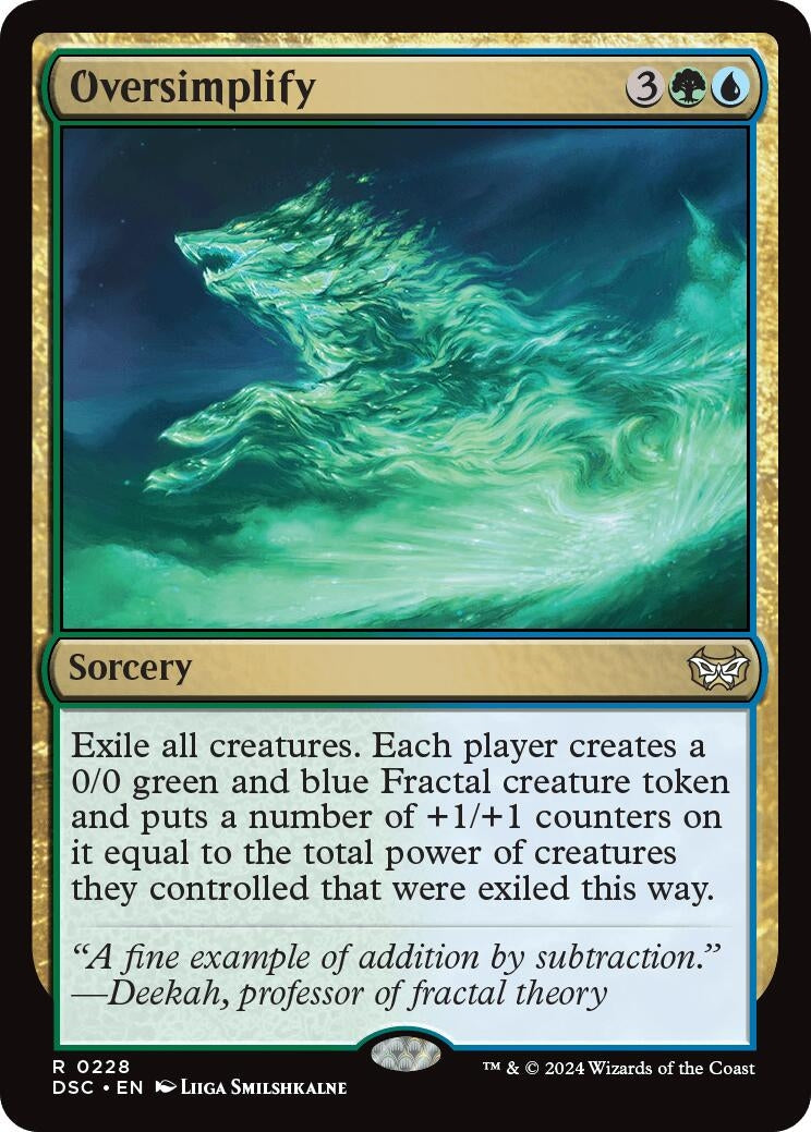 Oversimplify (228) [CSK] - MTG Single