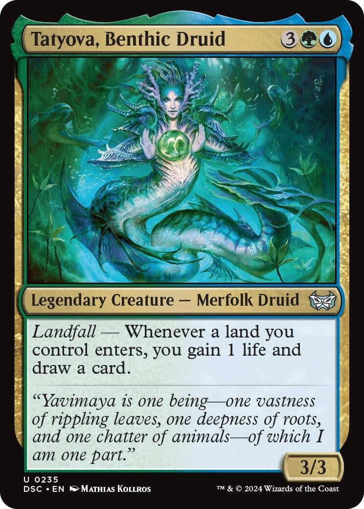 Tatyova Benthic Druid (235) [CSK] - MTG Single