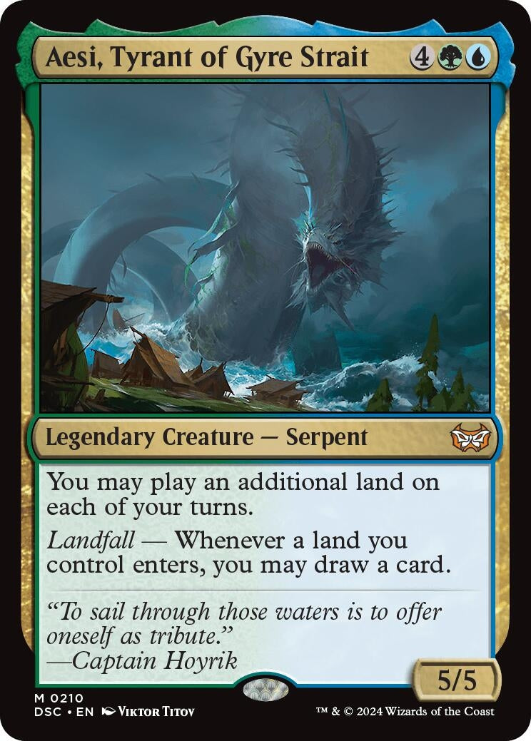 Aesi Tyrant of Gyre Strait (210) [CSK] - MTG Single