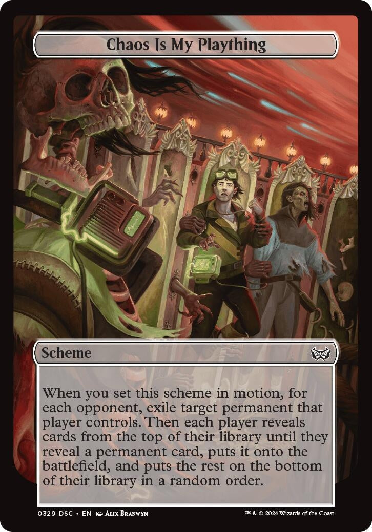 Chaos is My Plaything (Full Art) (329) [CSK] - MTG Single