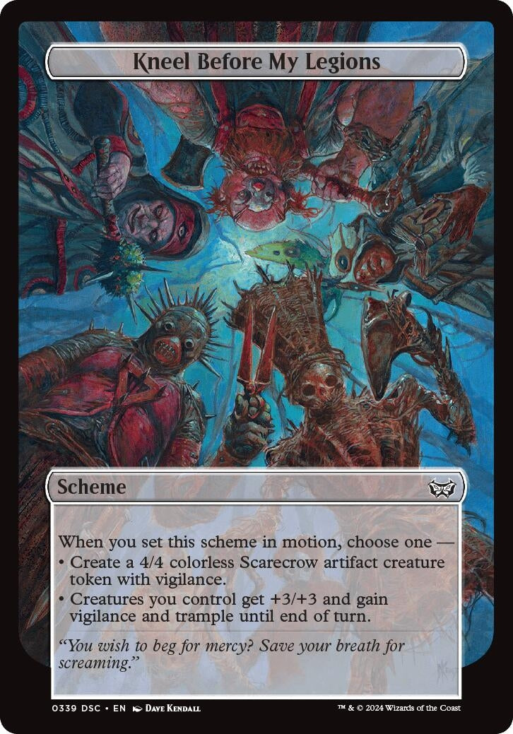 Kneel Before My Legions (Full Art) (339) [CSK] - MTG Single
