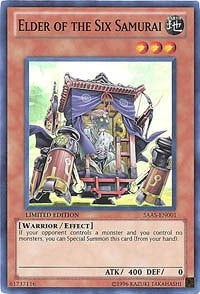 Elder of the Six Samurai (1) (SAAS) - YuGiOh Single