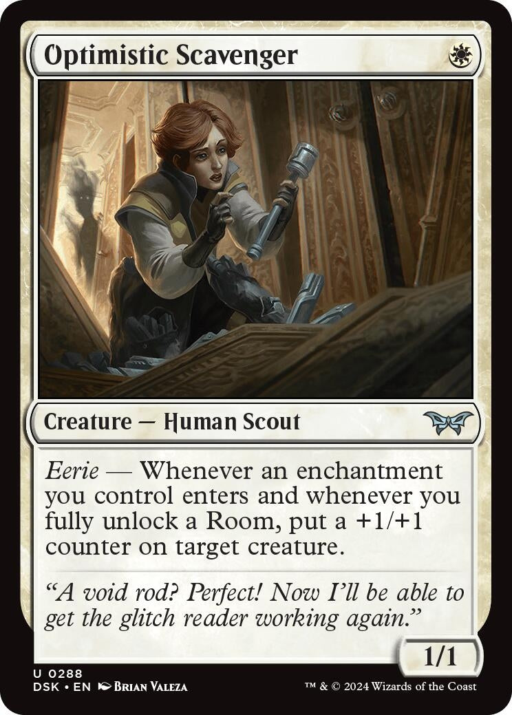 Optimistic Scavenger (0288) (288) [DSK] - MTG Single