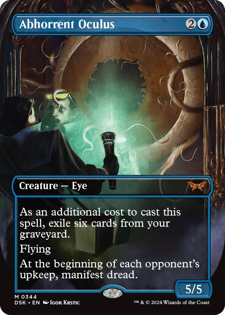 Abhorrent Oculus (Borderless) (344) [DSK] - MTG Single
