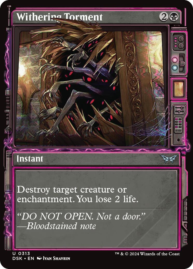 Withering Torment (Showcase) (313) [DSK] - MTG Single
