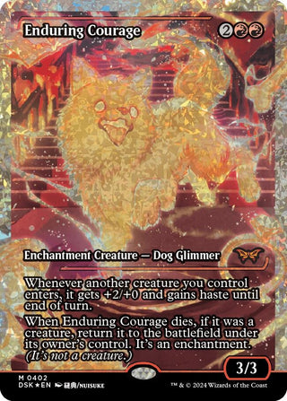 Enduring Courage (Japan Showcase) (Fracture Foil) (402) [DSK] - MTG Single