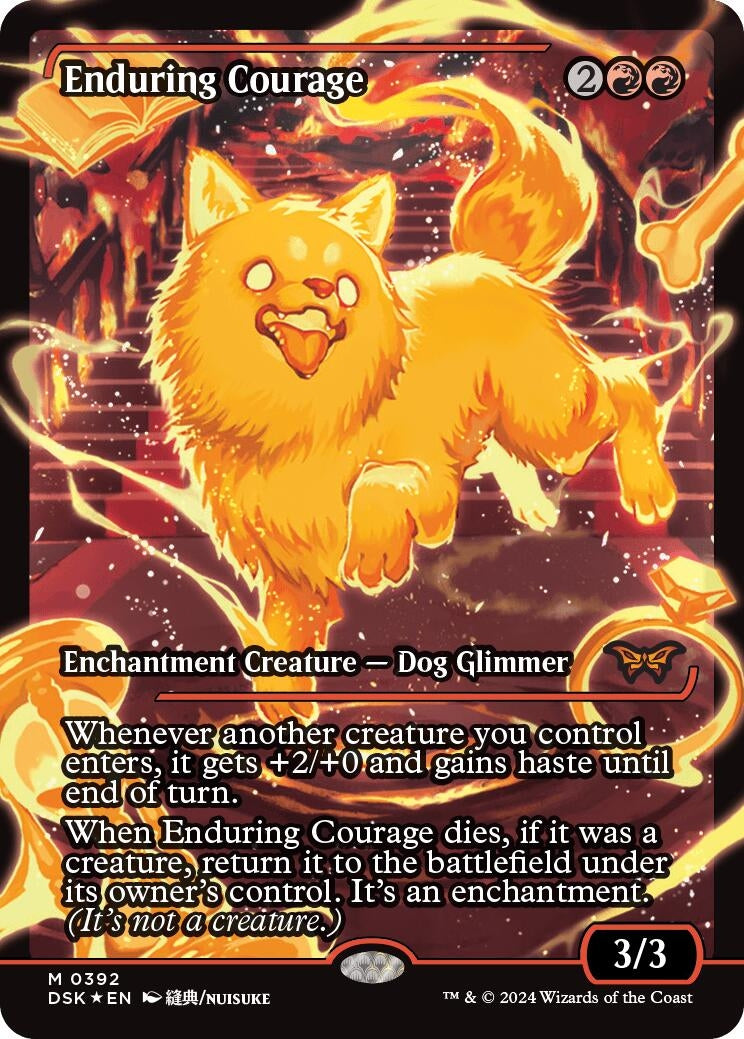 Enduring Courage (Japan Showcase) (392) [DSK] - MTG Single