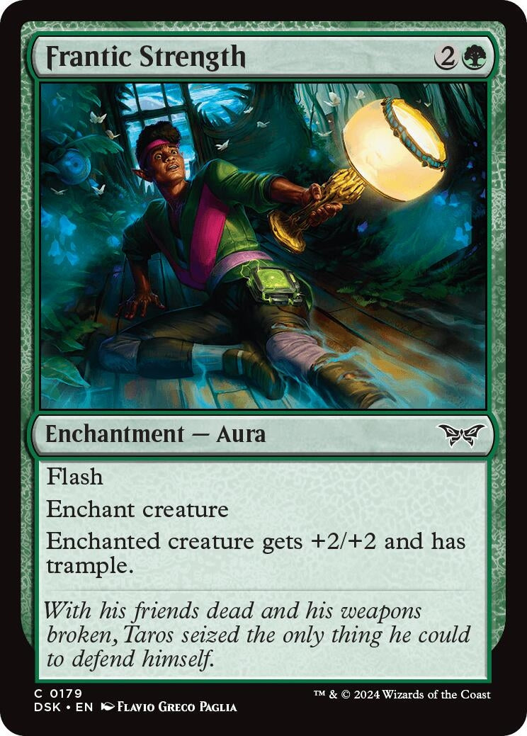 Frantic Strength (179) [DSK] - MTG Single