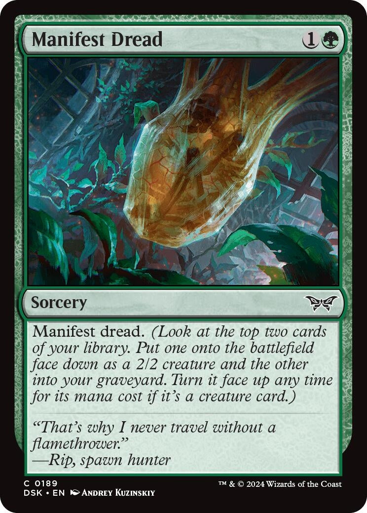 Manifest Dread (189) [DSK] - MTG Single