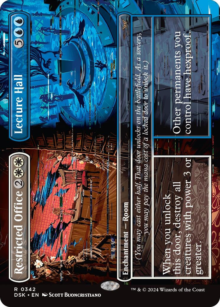 Restricted Office // Lecture Hall (Borderless) (342) [DSK] - MTG Single