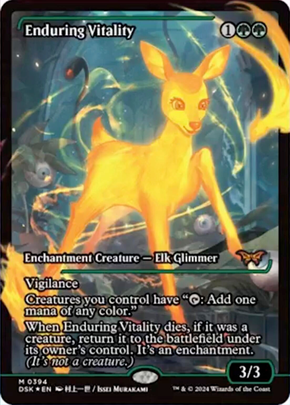 Enduring Vitality (Japan Showcase) (394) [DSK] - MTG Single