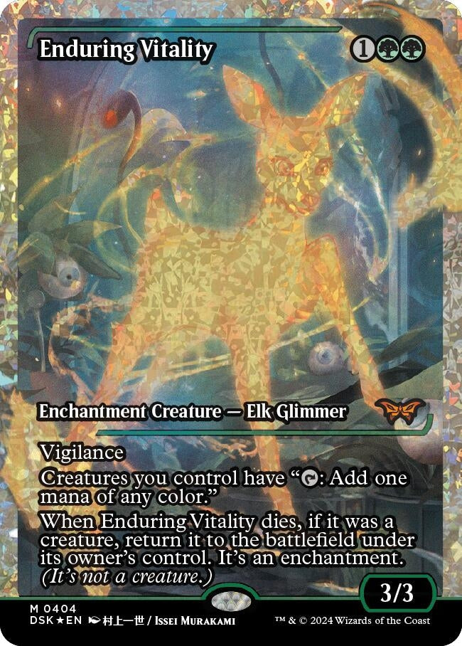 Enduring Vitality (Japan Showcase) (Fractured Foil) (404) [DSK] - MTG Single