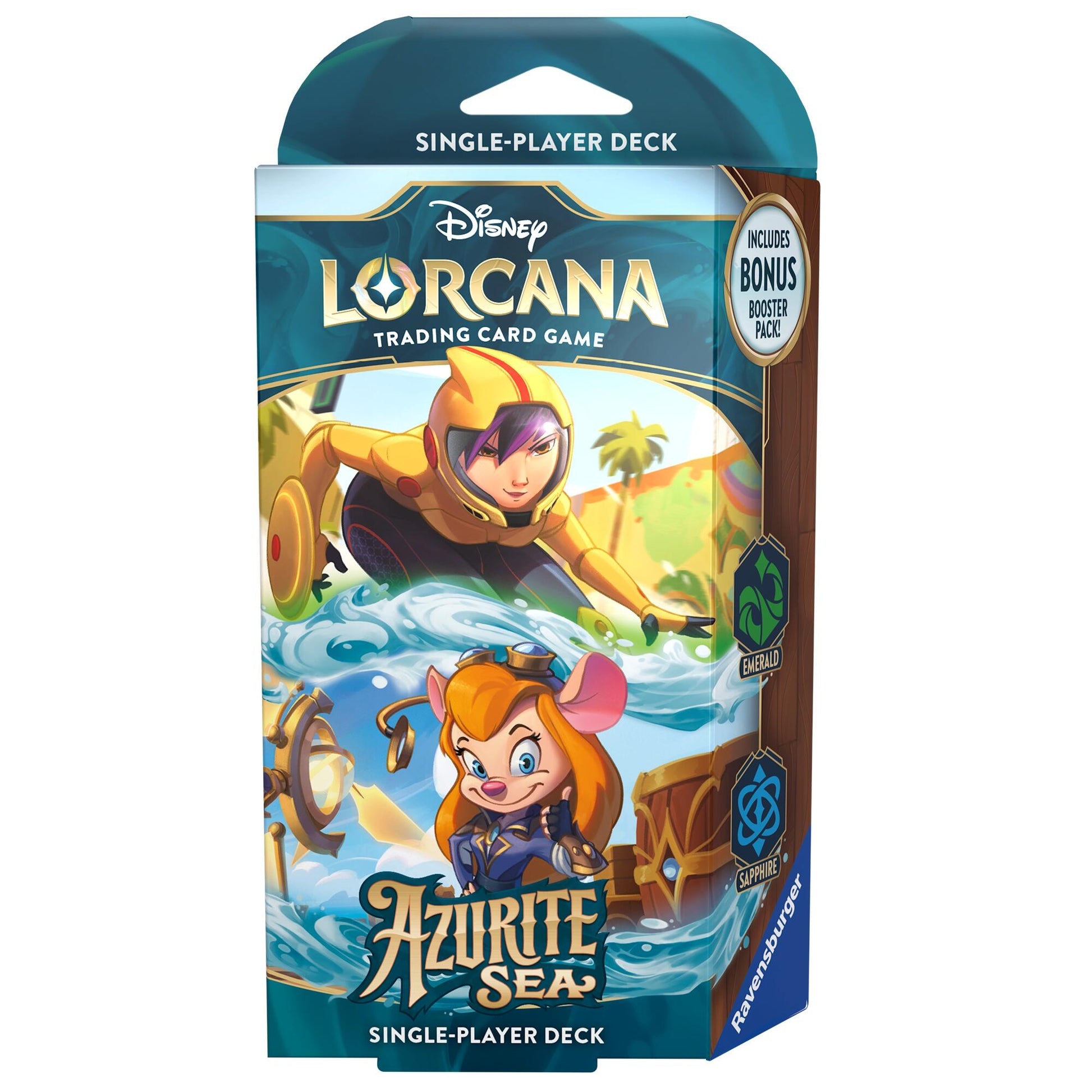 Disney Lorcana: Azurite Sea Starter Deck (Emerald & Sapphire) (6) - Disney Lorcana Sealed