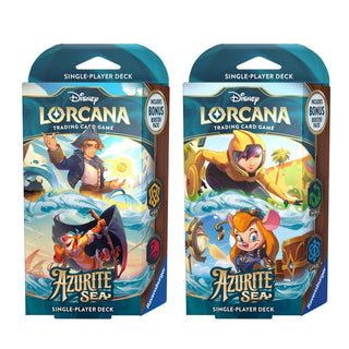 Disney Lorcana: Azurite Sea Starter Deck [Set of 2] (6) - Disney Lorcana Sealed