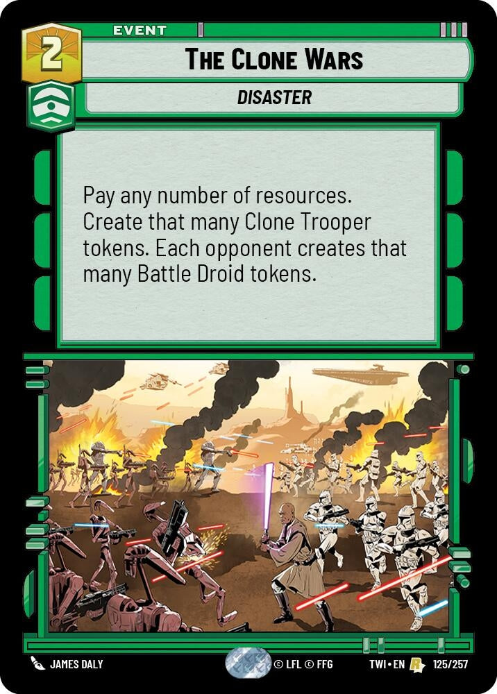 The Clone Wars (125) (TOR) - Star Wars: Unlimited Single