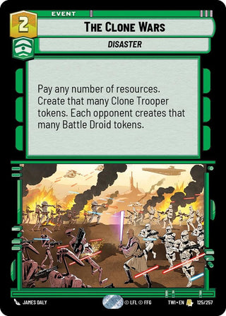 The Clone Wars (125) (TOR) - Star Wars: Unlimited Single