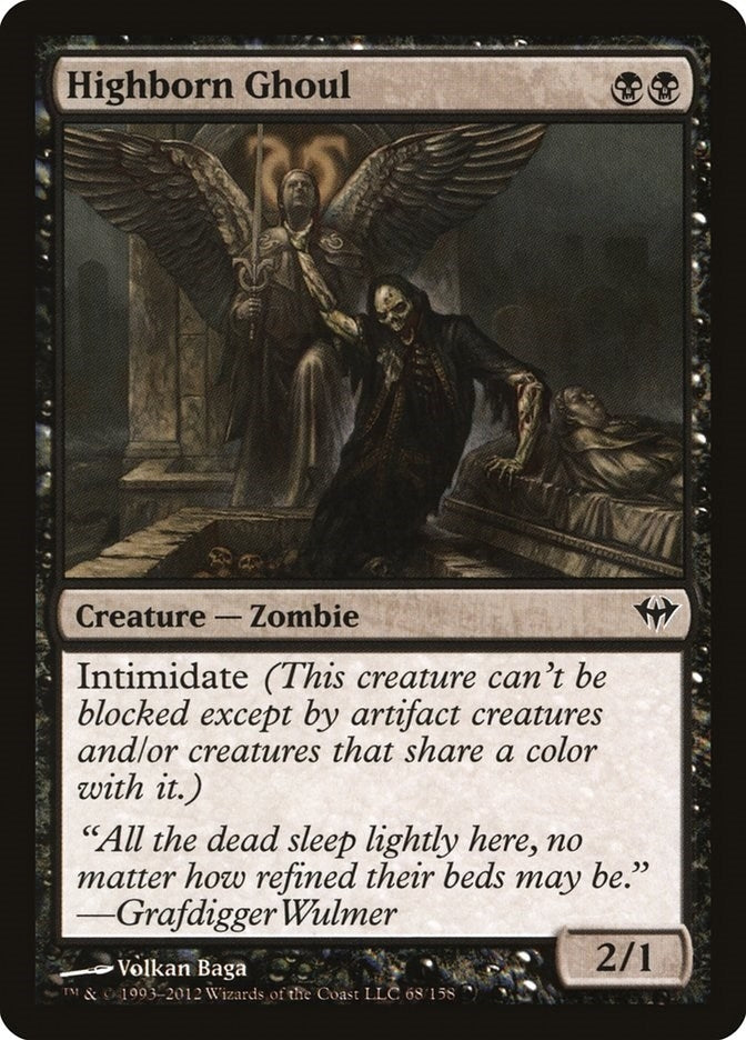 Highborn Ghoul (68) [DKA] - MTG Single