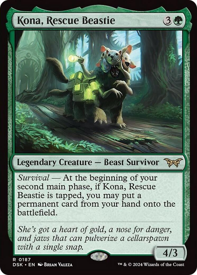 Kona Rescue Beastie (0187) (187) [DSK] - MTG Single