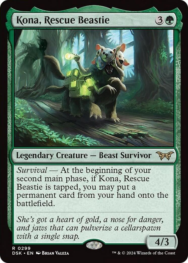 Kona Rescue Beastie (0299) (299) [DSK] - MTG Single