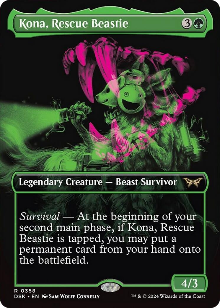 Kona Rescue Beastie (Showcase) (358) [DSK] - MTG Single