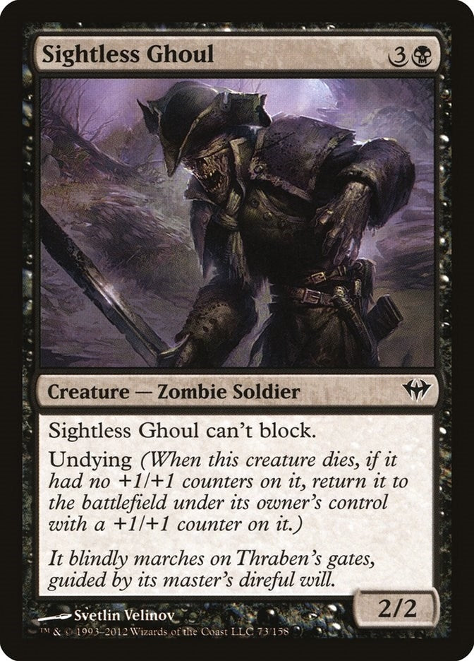 Sightless Ghoul (73) [DKA] - MTG Single
