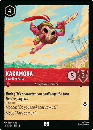 Kakamora - Boarding Party (104) (6) - Disney Lorcana Single