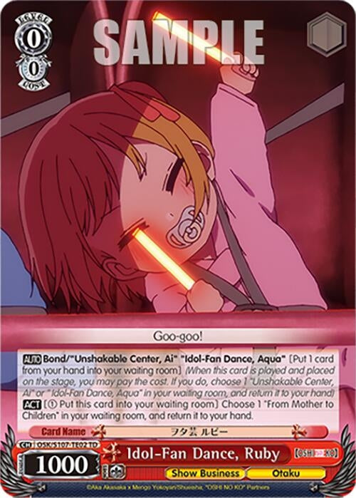 Idol-Fan Dance Ruby (10702) [OSK] - Weiss Schwarz Single