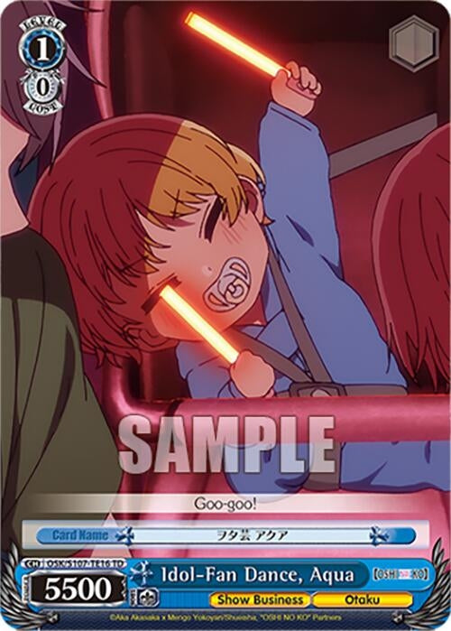 Idol-Fan Dance Aqua (10716) [OSK] - Weiss Schwarz Single