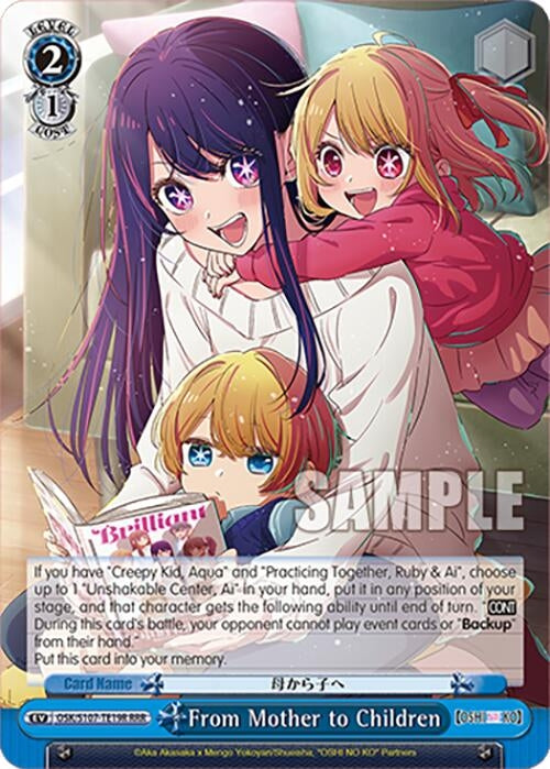 From Mother to Children (RRR) (10719) [OSK] - Weiss Schwarz Single