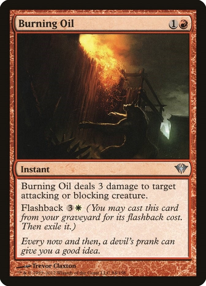 Burning Oil (84) [DKA] - MTG Single
