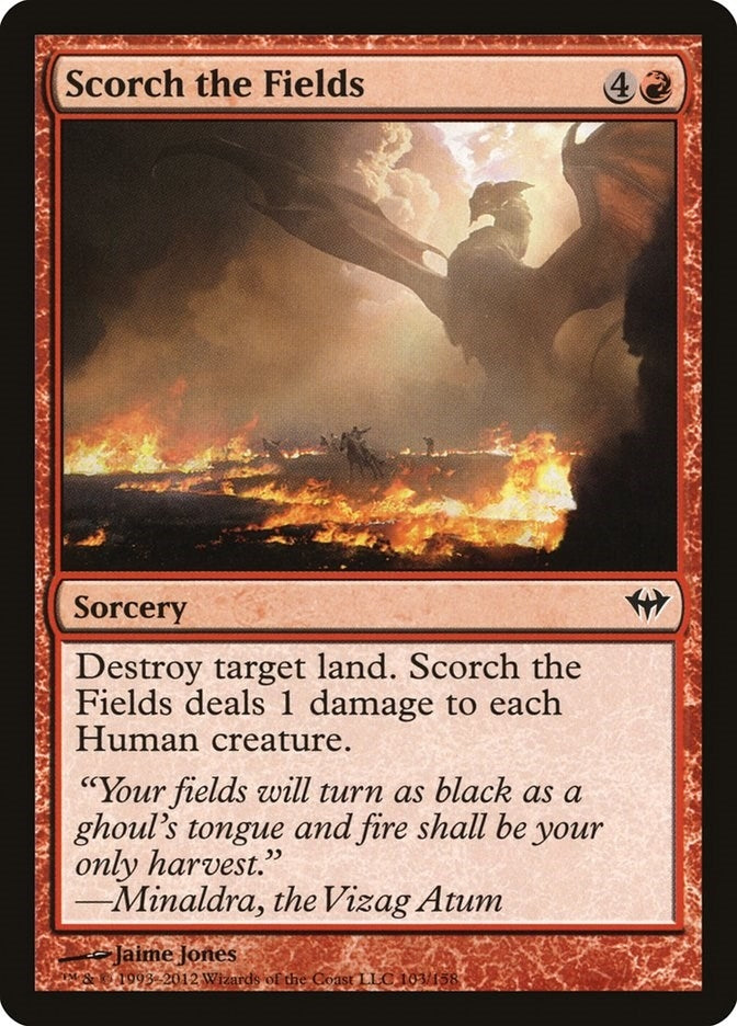 Scorch the Fields (103) [DKA] - MTG Single