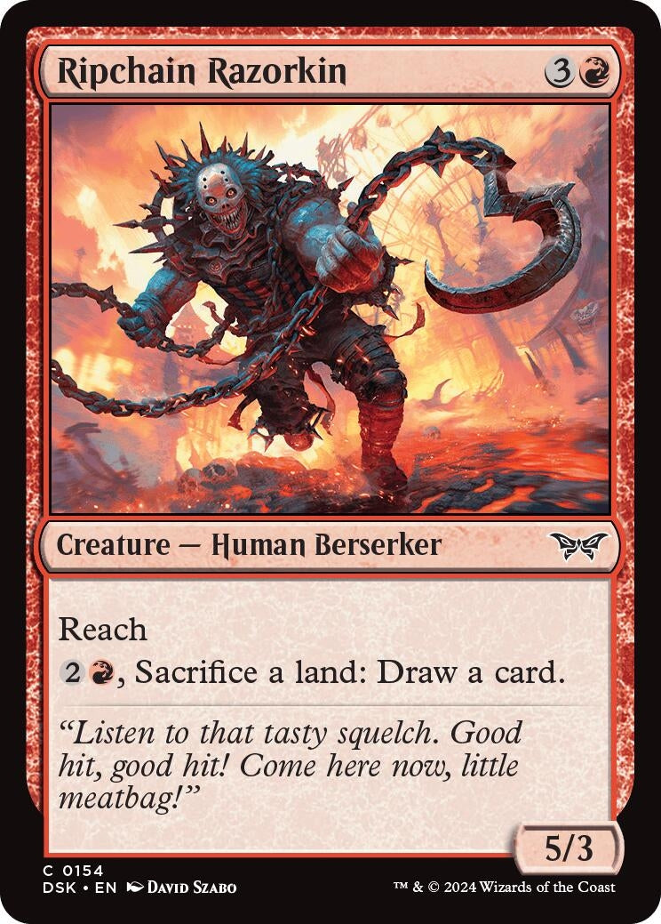 Ripchain Razorkin (154) [DSK] - MTG Single