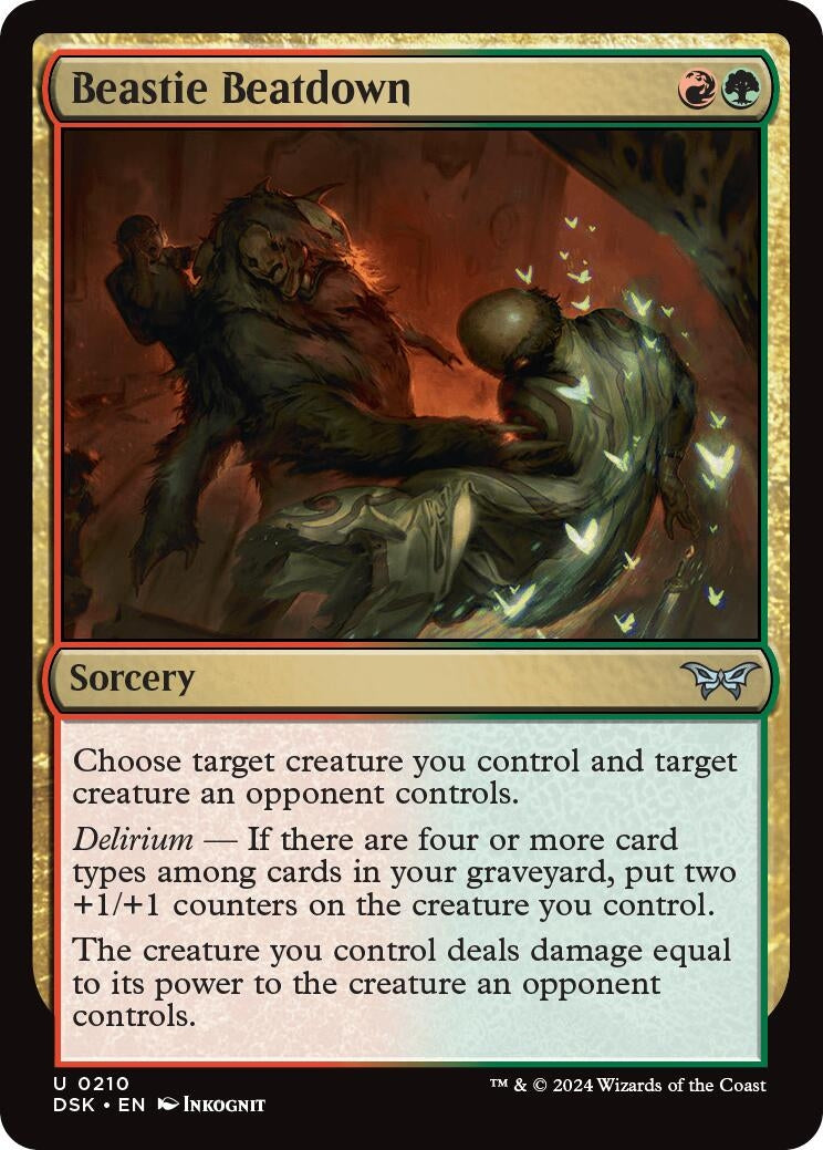 Beastie Beatdown (210) [DSK] - MTG Single