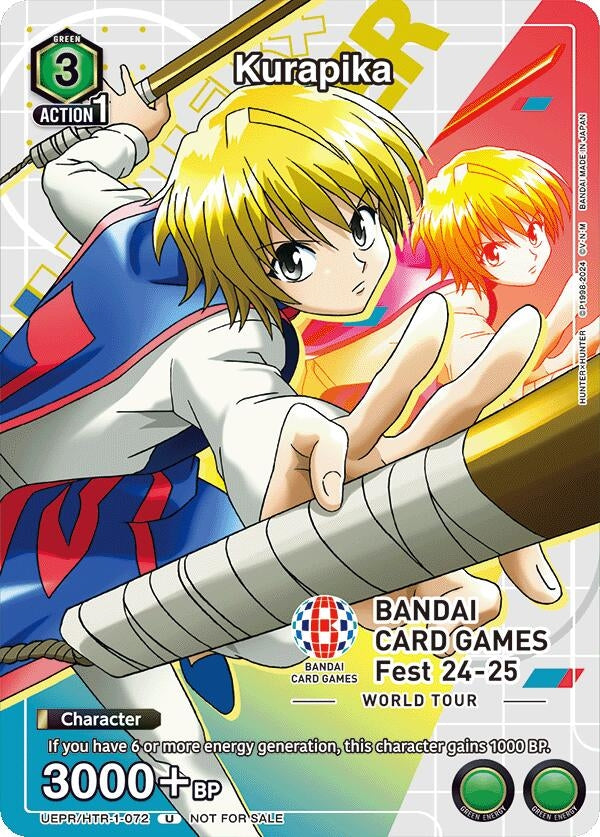 Kurapika (BANDAI Card Games Fest 23-24 World Tour) (1072) [UEPR] - Union Arena Single