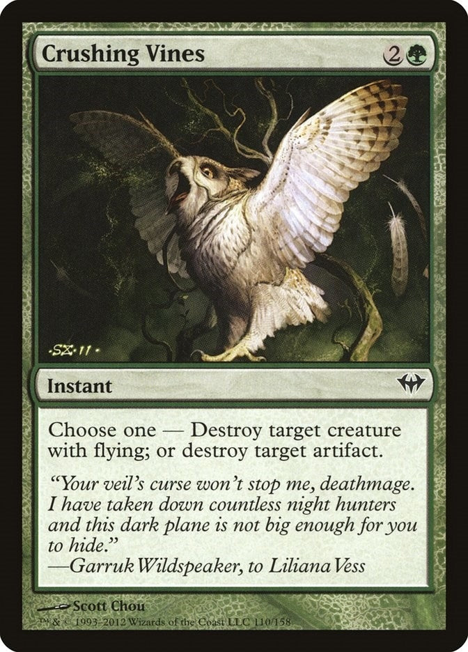 Crushing Vines (110) [DKA] - MTG Single