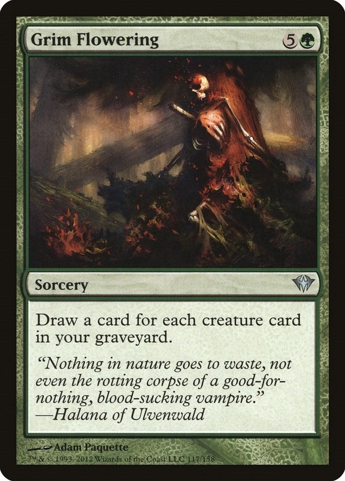 Grim Flowering (117) [DKA] - MTG Single