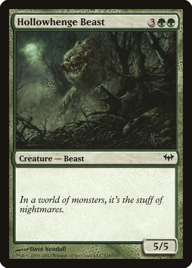 Hollowhenge Beast (118) [DKA] - MTG Single