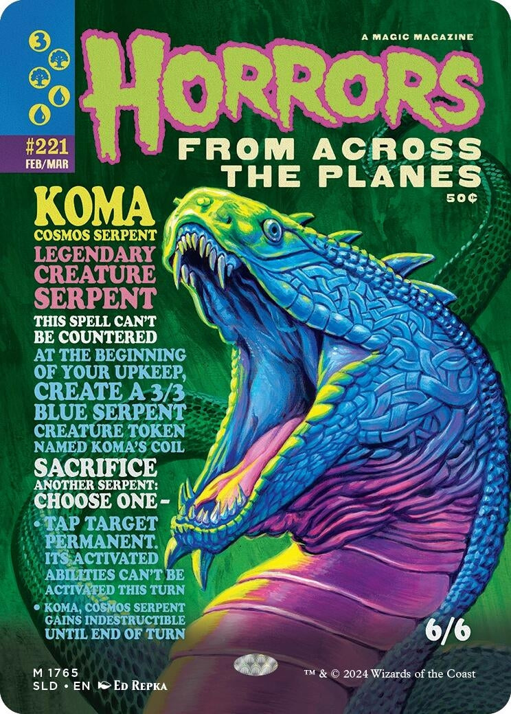 Koma Cosmos Serpent (1765) [SLD] - MTG Single