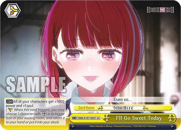 I’ll Go Sweet Today (107031) [OSK] - Weiss Schwarz Single